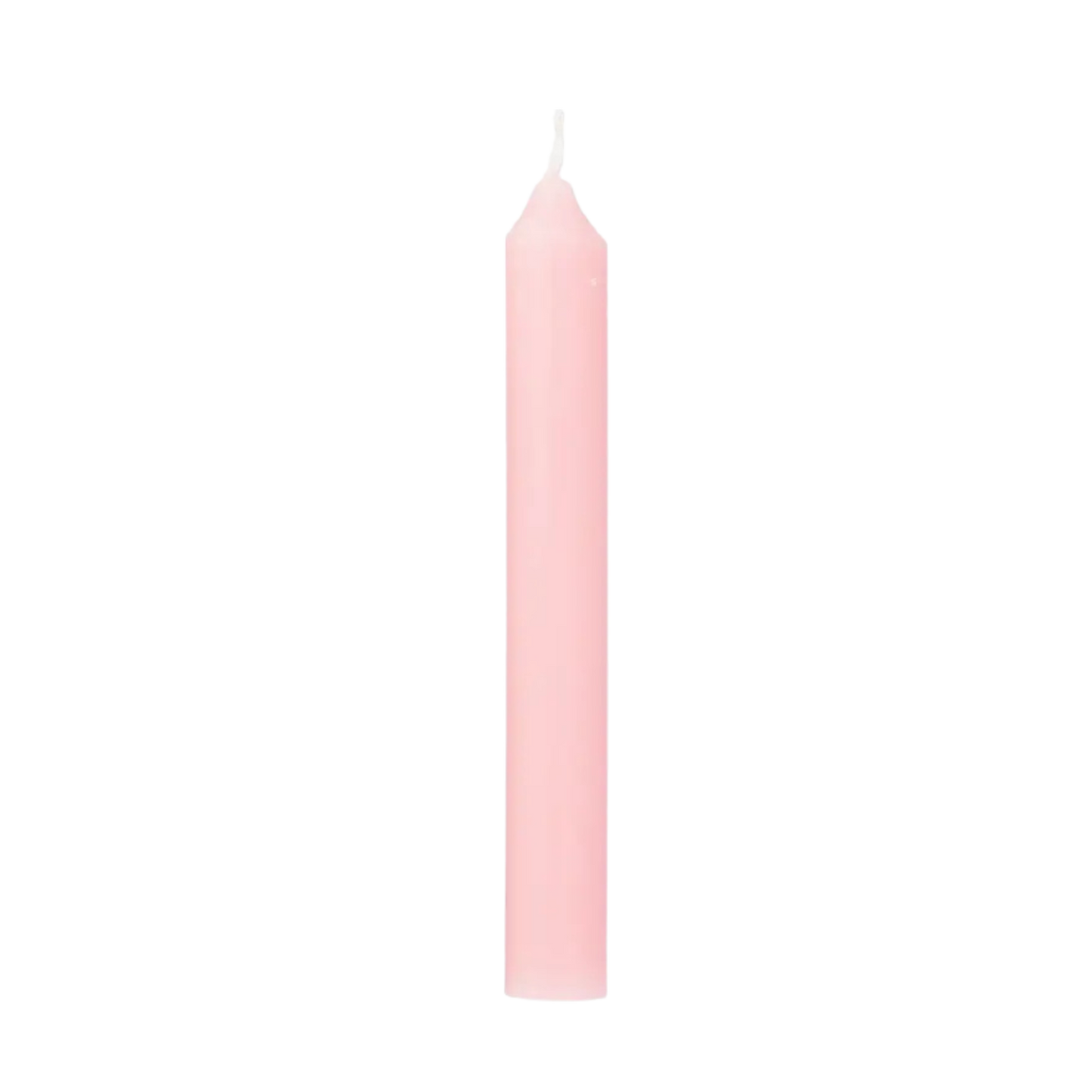 Pink chime candle, ~4 inches tall, used for love, self-care, emotional healing, and compassion in rituals