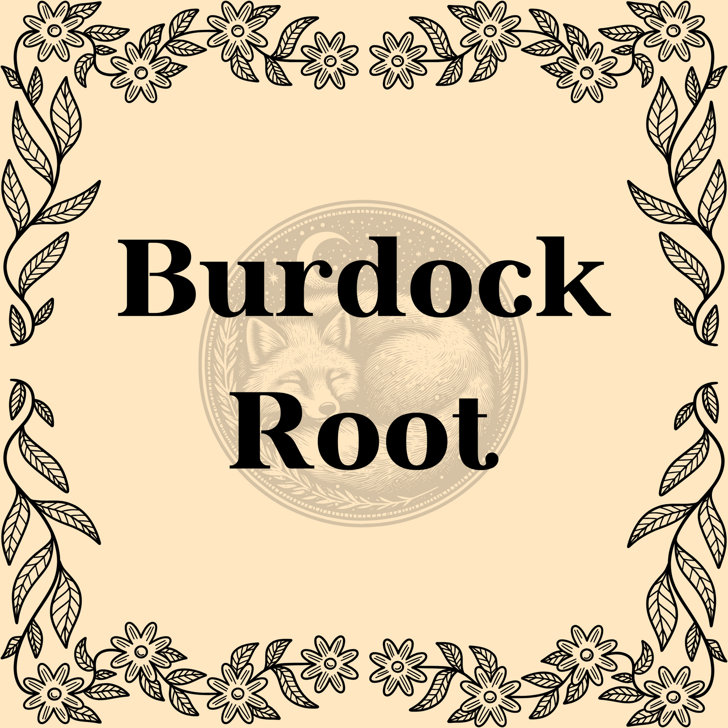 Burdock Root – Organic burdock root 1/2oz bag for teas, cleansing, and protective spells