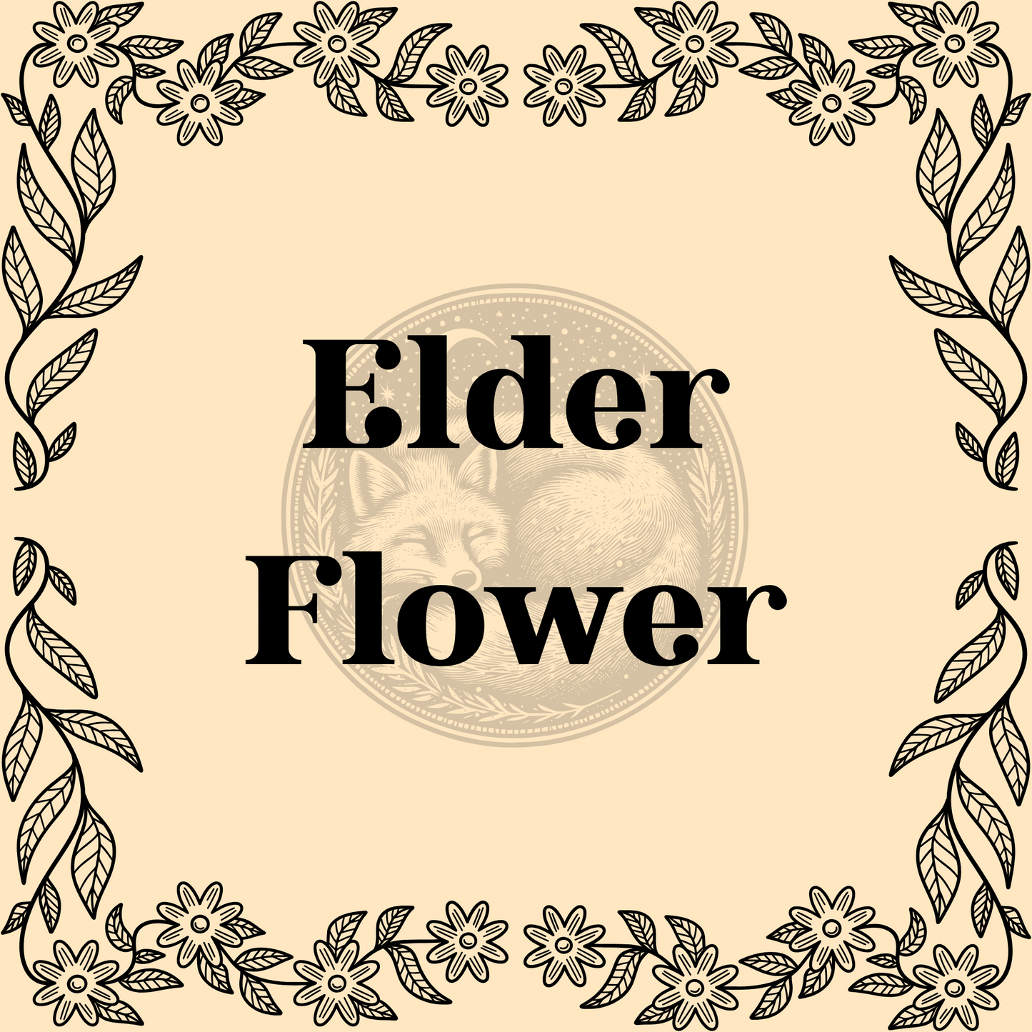 Elder Flower – Wildcrafted elder flower 1/2oz bag for teas, herbal remedies, and cleansing spells