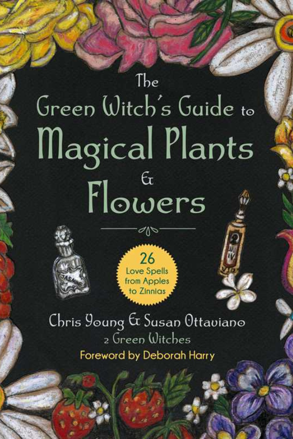 “Cover of The Green Witch’s Guide to Magical Plants and Flowers showing enchanted plants and herbal magic”