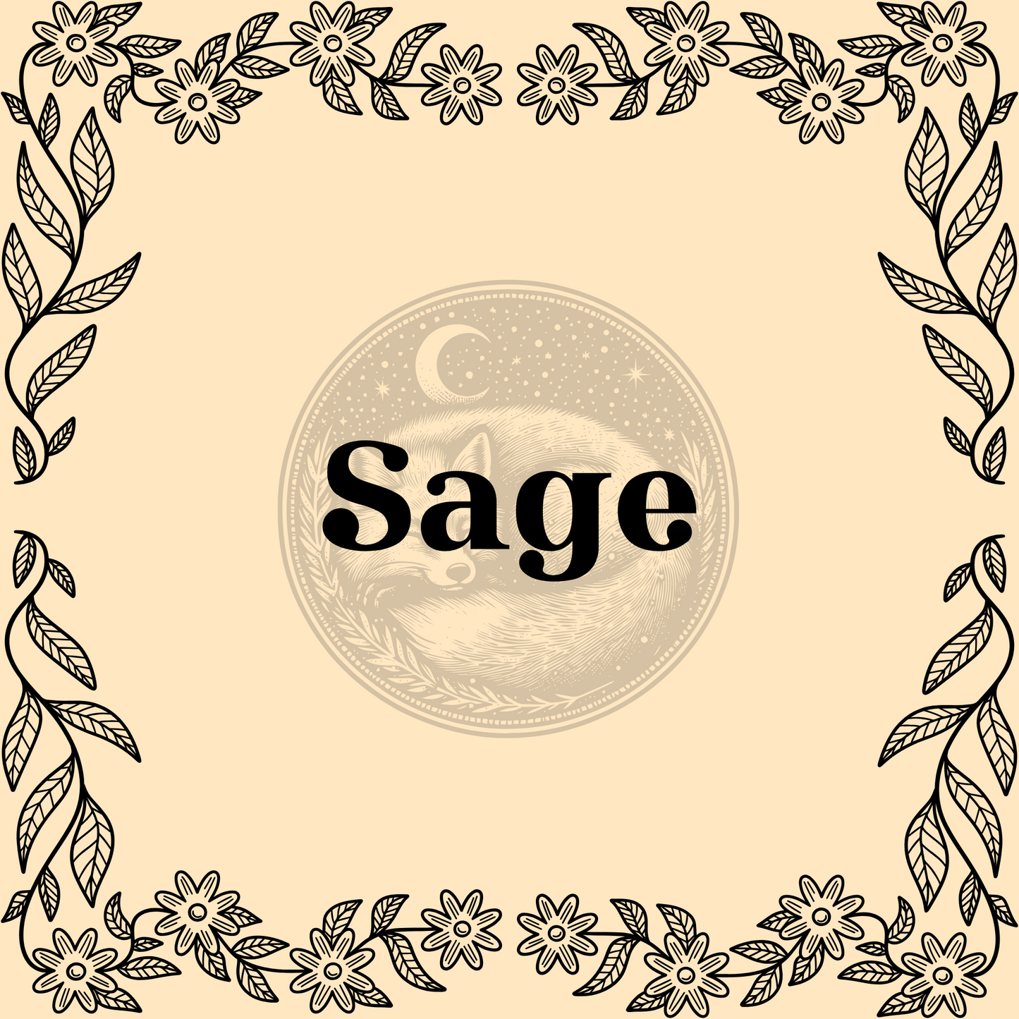 Sage – Organic sage in 20ml, 30ml, and 40ml jars for smudging, cleansing, and protection spells