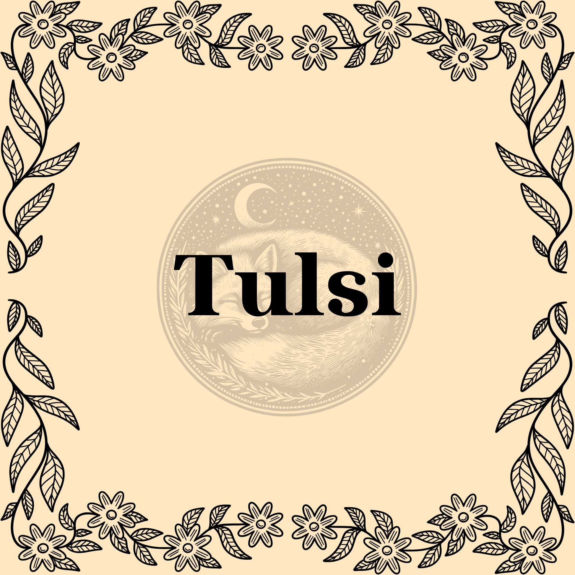 Tulsi – Organic tulsi 1/2oz bag for teas, wellness, and protective or spiritual spells