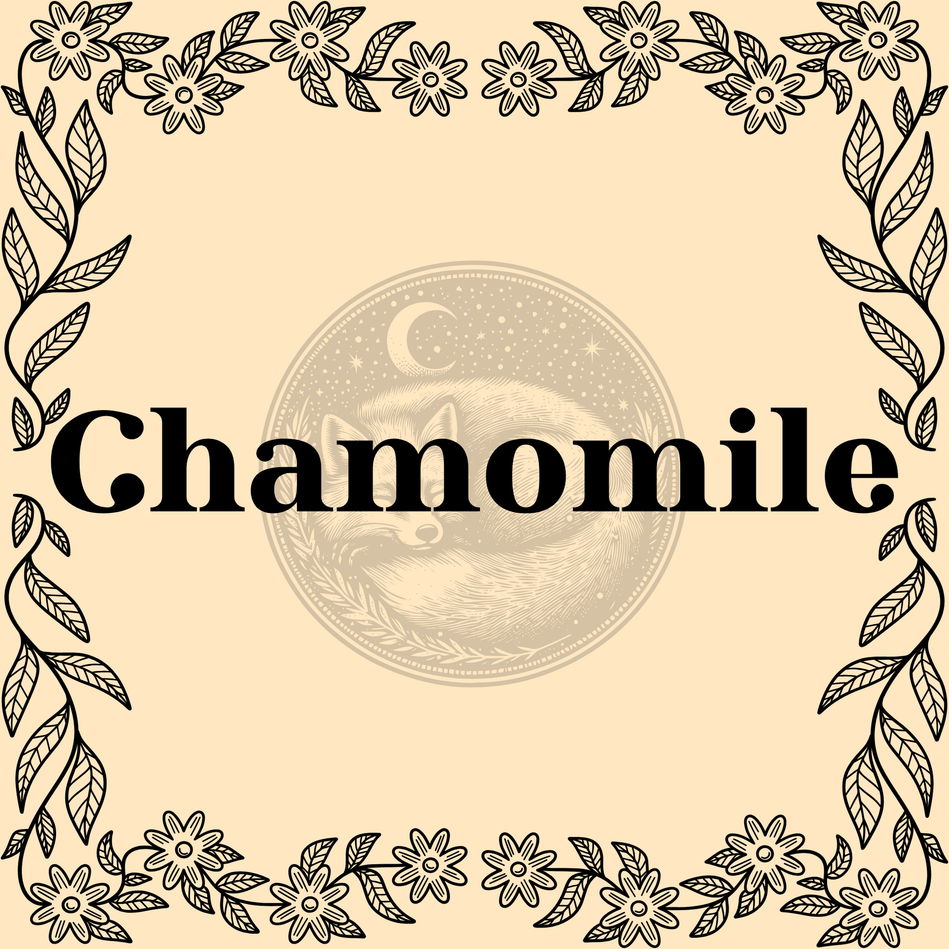 Chamomile – Organic chamomile 1/2oz bag for calming teas, relaxation, and protection spells