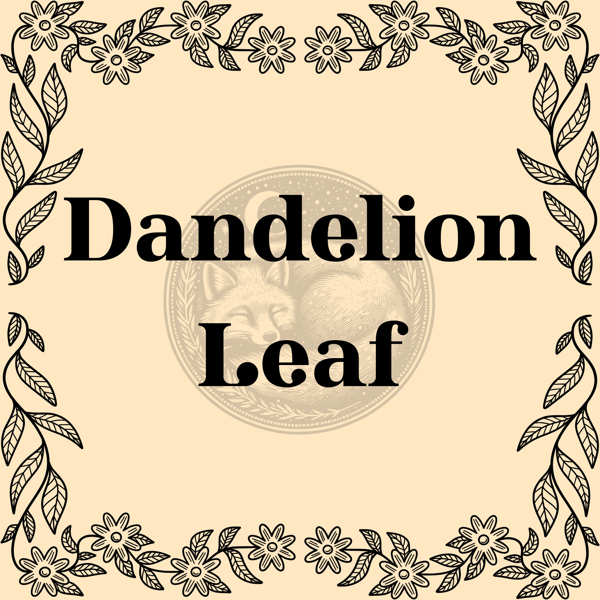 Dandelion Leaf – Organic dandelion leaf 1/2oz bag for teas, wellness, and protection spells