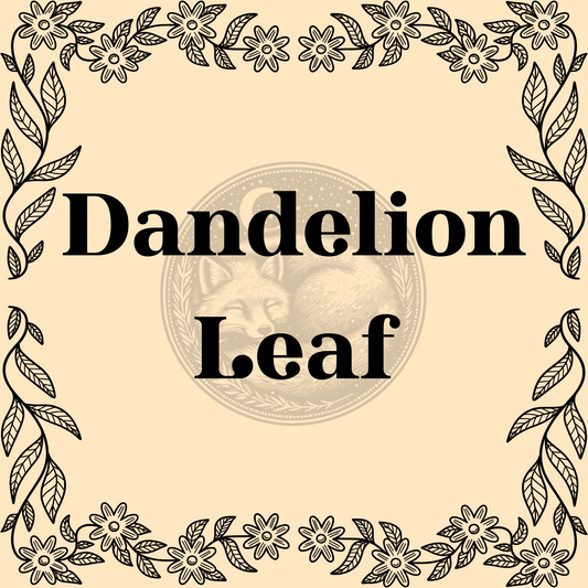 Dandelion Leaf – Organic dandelion leaf 1/2oz bag for teas, wellness, and protection spells