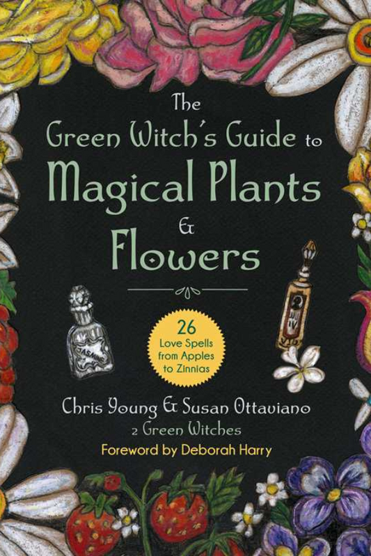 “Cover of The Green Witch’s Guide to Magical Plants and Flowers showing enchanted plants and herbal magic”