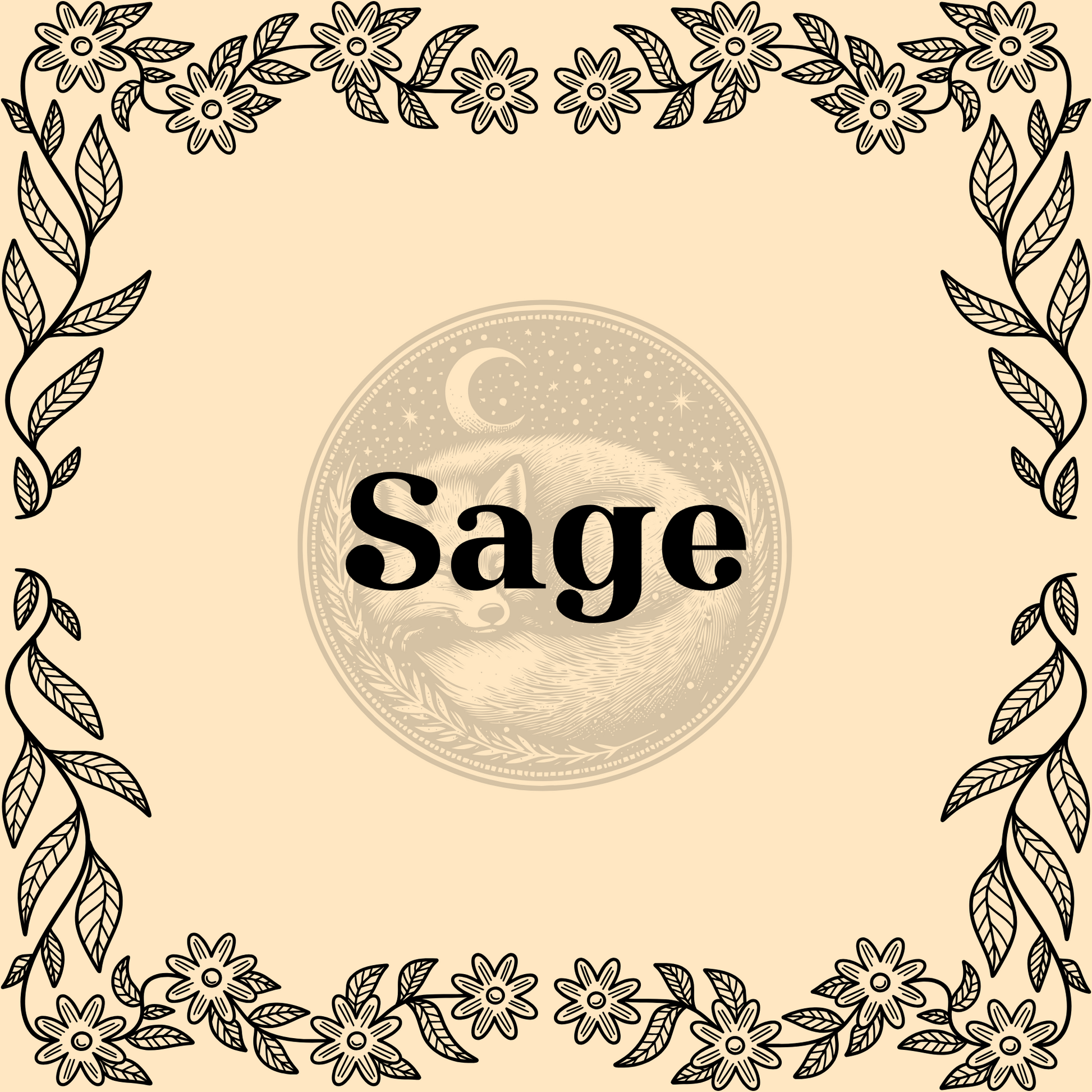 Sage – Organic sage 1/2oz bag for smudging, cleansing, and protection spells