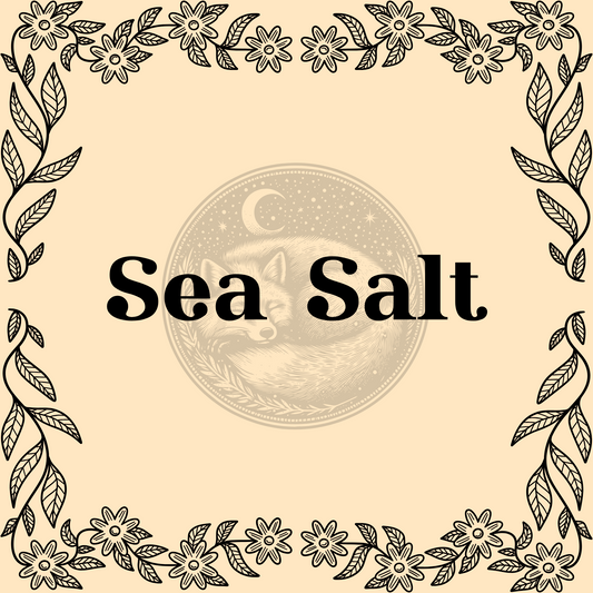 Sea Salt – Natural sea salt 1/2oz bag for cooking, baths, and protective spells