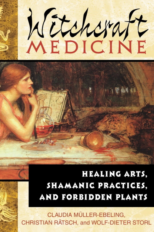 “Cover of Witchcraft Medicine exploring traditional European folk medicine, herbal healing, and shamanic witchcraft”